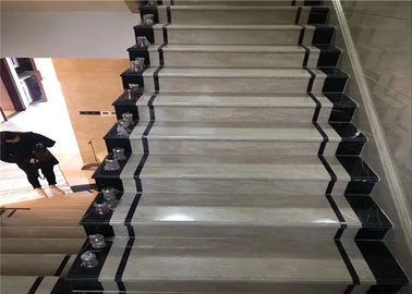 중국 고전에 의하여 잘리는 자연적인 건물 돌 백색 까만 대리석 돌 계단 라이저 협력 업체
