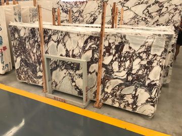 중국 호화스러운 각력암 Violetta 대리석 자연적인 돌 및 도와 호텔 벽 훈장 패널 협력 업체