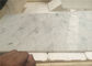 백색 자연적인 돌 도와 이탈리아 닦은 카라라 백색 대리석 지면 도와 협력 업체