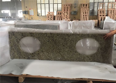 중국 베니스 금 화강암 돌이 우량한 두 배 수채 조립식 목욕탕 허영에 의하여 꼭대기에 오릅니다 협력 업체